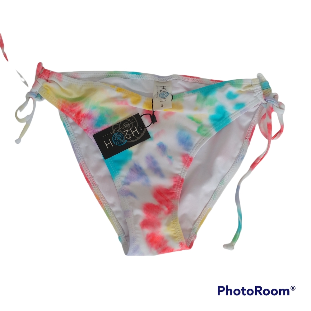 H2HO Colours Easy to Please bikini Botton Size S Tye Die